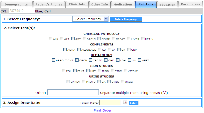 PatientTest
